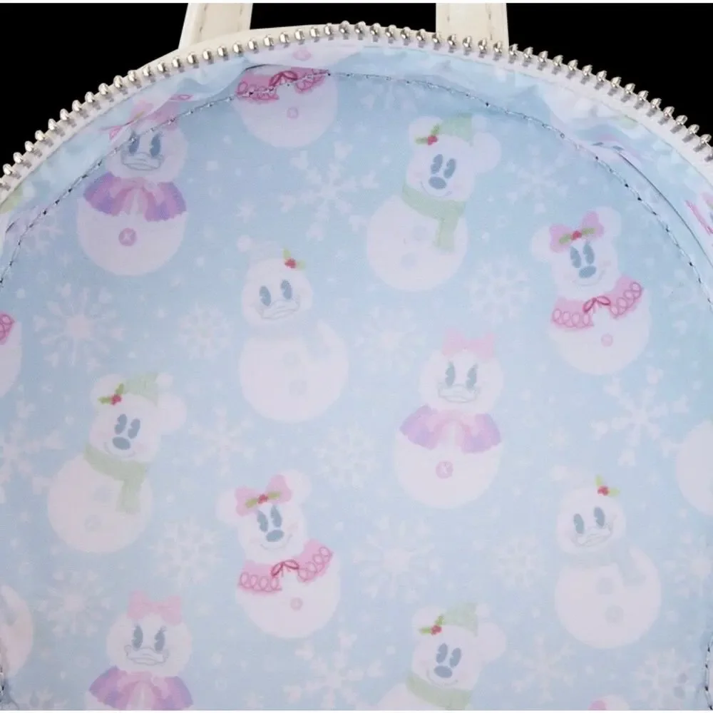 Minnie Mouse Pastel Snowman Mini Backpack